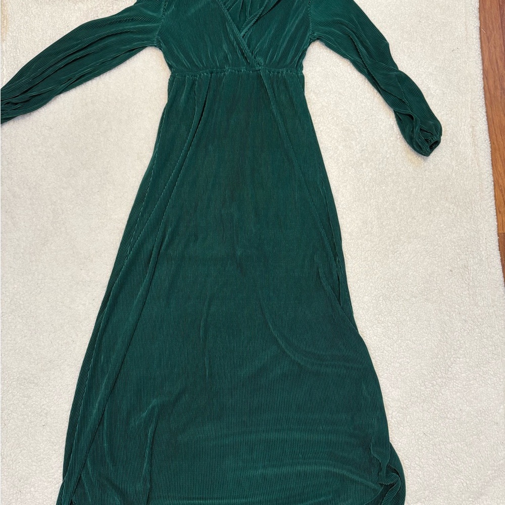 Baltic Born Deep Green Long Sleeve Dress